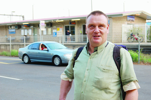 Brent Franklin was left at Pakenham Station late at night after his taxi recorded him as a ‘no-show’.