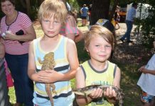 Village in festive spirit