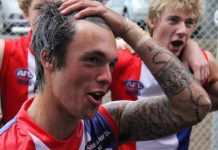 Troy baptised in fire, then water