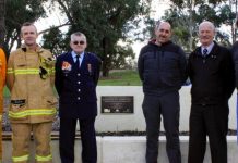 Memorial to fire’s stars