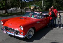 Store opens for car show