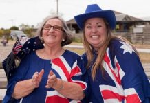 Rock line-up at Pioneer Bay