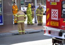Gas leak forces road closure