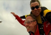 Teddy time at 10,000 feet