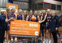 Casey sweeps the floor