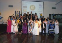 All smiles for their night of nights