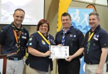 Scouting peaks in district