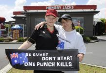 One punch: grim reminder