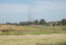 Burn off caution sounded