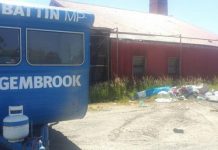 Pitched in the wrong place