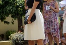 Fashion action at the Oaks