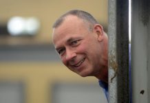 John hooked to cattle