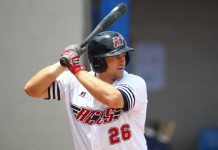 Huber hangs up his mitt