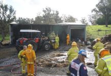 Haystack fire dangers