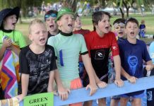 Pool fills with excitement