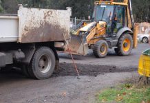 Road repairs go on hold