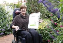 Beth’s garden in full bloom