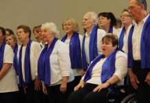 Across board in unison