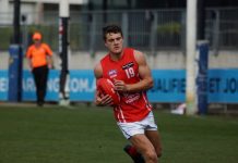 Local young gun shines on debut for Swans