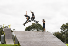 Tricks, flips and spins at Berwick Show