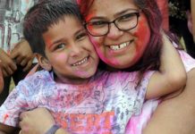 Holi hues marked by love