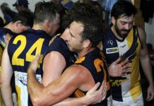 What a night for the gold, white and blue