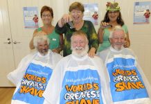 St Pat’s shave, to be sure!