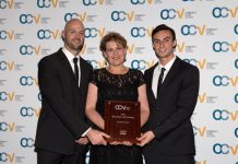 Club recognition at awards ceremony