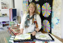 Wrapped up in love for quilts