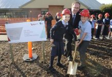 Works begin in a classy move