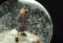 Shaking up snow globes
