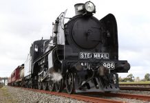 Spirit of Warragul hits the tracks