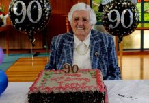 Irene blows 90 candles