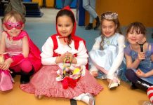 Kids bring book characters to life