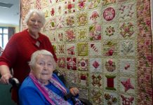 Quilt show keeps out the chill