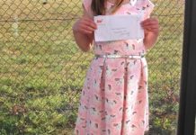 Wally winner shows her colours