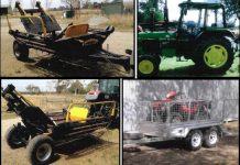 Farms raided: tractors stolen