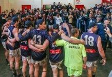 Painting their town Blue