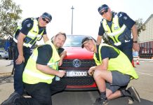 One way screws to deter crime