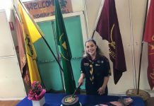 Queen’s Scout badge for Sally