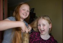 Little girl, big heart