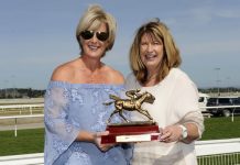 Sisters enjoy the spoils