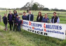 Mayor high in the saddle