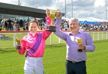 Victory on Cup Carousel