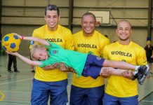 Soccer stars give students a shot at hope