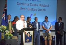 Big praise for blokes biggest lunch