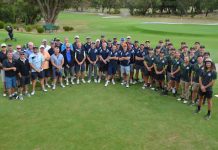 Goon golf’s Masters meet their apprentices