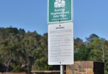 Safer place stands during construction works