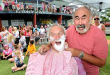 Eddie shaved the day