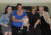 Family celebrates five generations